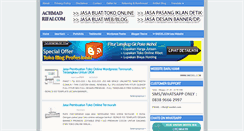 Desktop Screenshot of achmadrifai.com